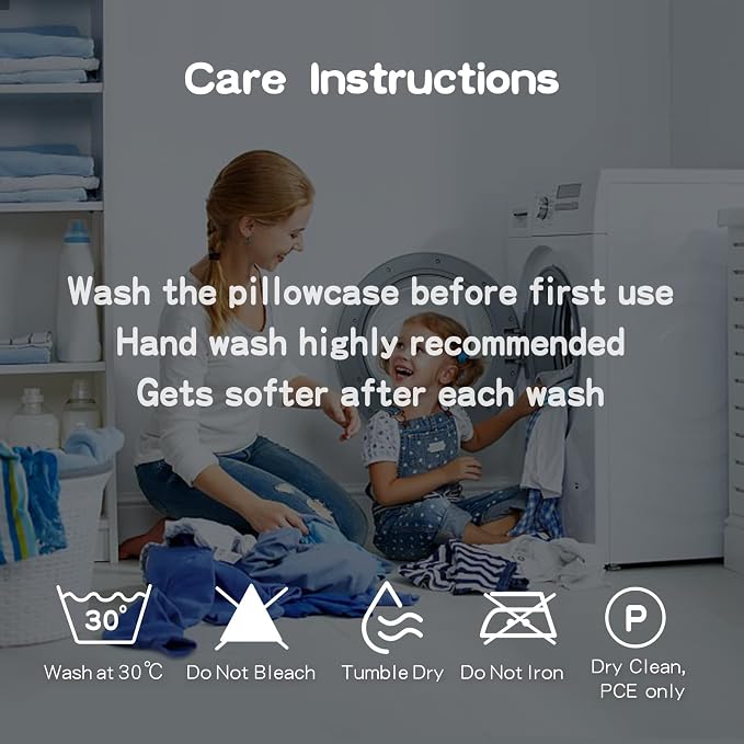 Organic Cotton Toddler Pillowcase 2 Pack, 14 x 20 Travel Pillow Case Cover - Image 7
