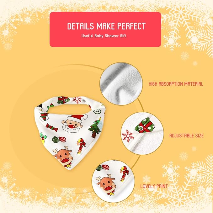 Little Dimsum Baby Bandana Drool Bib - Image 2