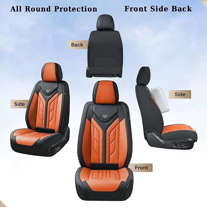 Coverado Car Seat Covers Full Set, Automotive Seat Covers Car Seat Protector - Image 7