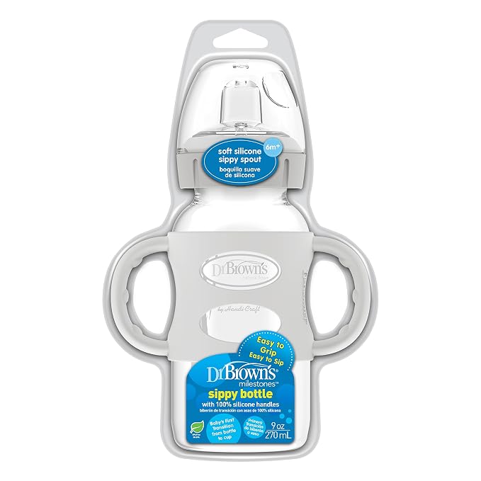 Dr. Brown's Milestones Wide-Neck Sippy Spout Bottle - Image 2