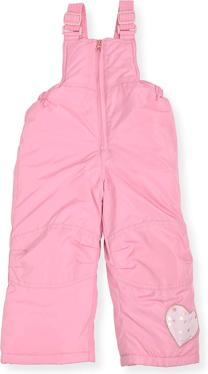 Arctic Quest Little Girls Bib Snow Pants and Ski Jacket Water-Resistant Snowsuit - Image 5