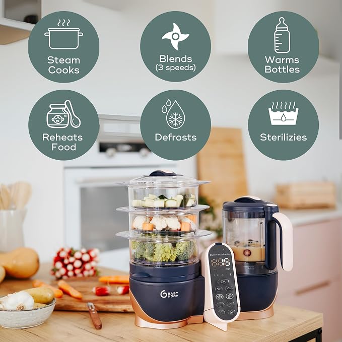 Babymoov Duo Meal Station XL, 6 in 1 Food Processor - Image 6