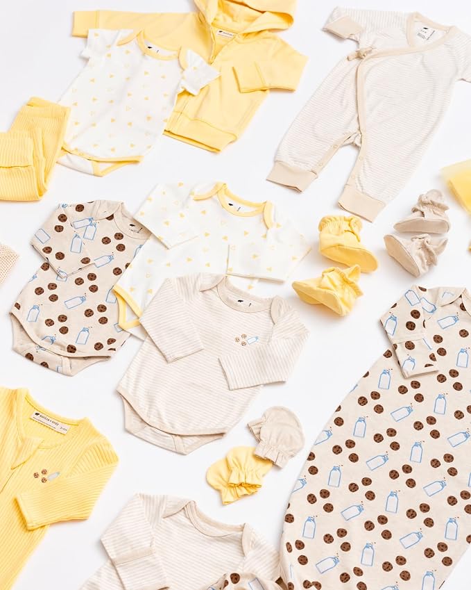 MONICA + ANDY Baby Organic Short Sleeve Jack + Jill Bodysuit - Image 6