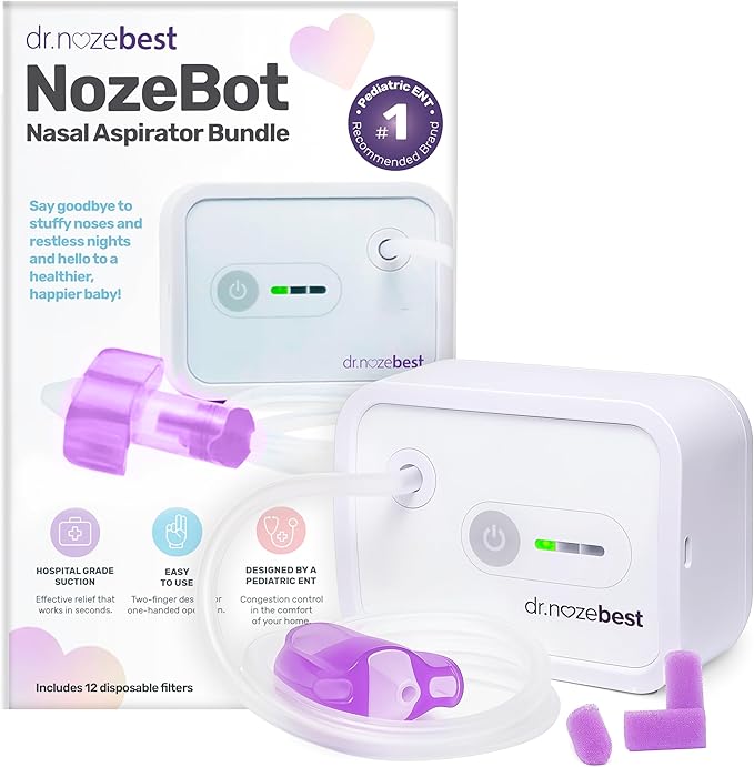 Dr. Noze Best NozeBot Electric Baby Nasal Aspirator by DrNozeBest