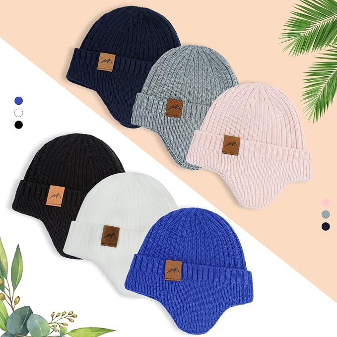 POXIMI Baby Boy Winter Hat Toddler Warm Beanie Girl Knit Hats - Image 6