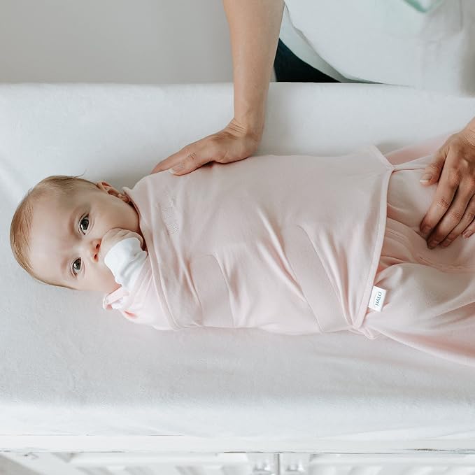 HALO 100% Cotton Sleepsack Swaddle, 3-Way Adjustable Wearable Blanket, TOG 1.5 - Image 6