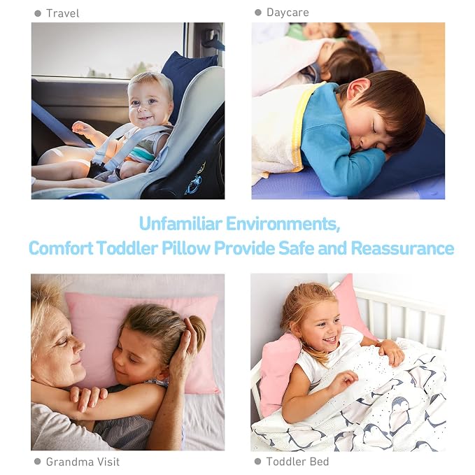 Babebay Toddler Pillow, 13X18 Soft Kid Pillow - Image 4