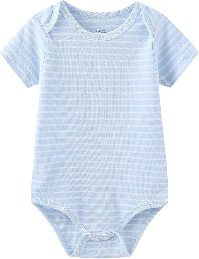 Baby Bodysuit and Pant Set 10-pcs Cotton Soft Newborn Boy Girl Clothes Outfits - Image 2