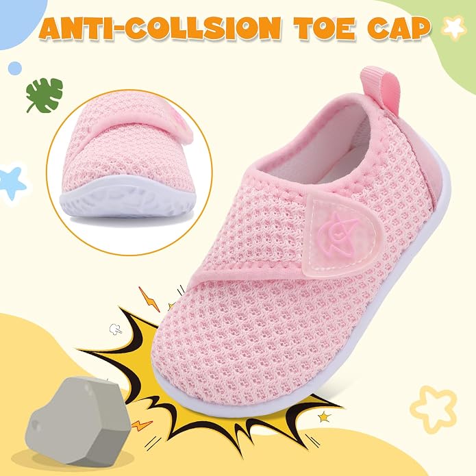 LeIsfIt Baby Shoes Boys Girls First Walking Shoes Non-Slip Infant Sneakers - Image 7