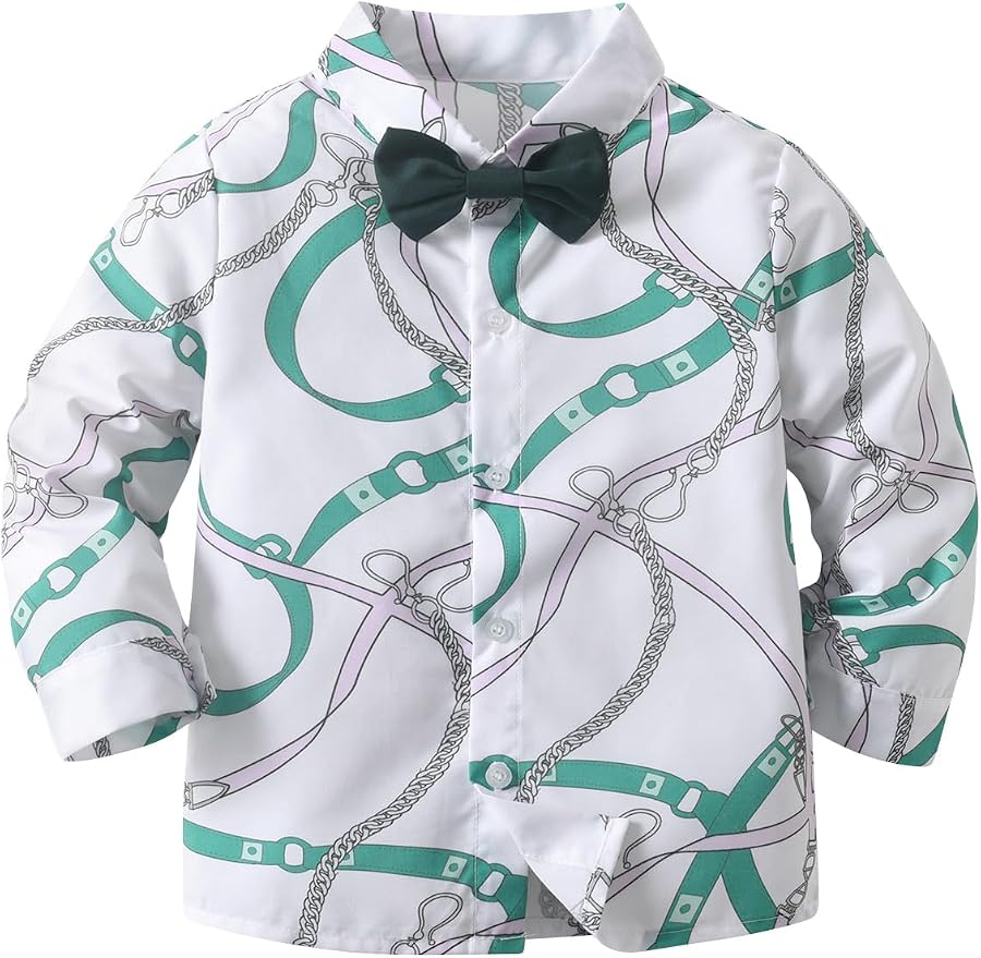 Boarnseorl Baby Boys Pants Sets, Toddler Gentleman Outfits, Infant Long Sleeve - Image 4