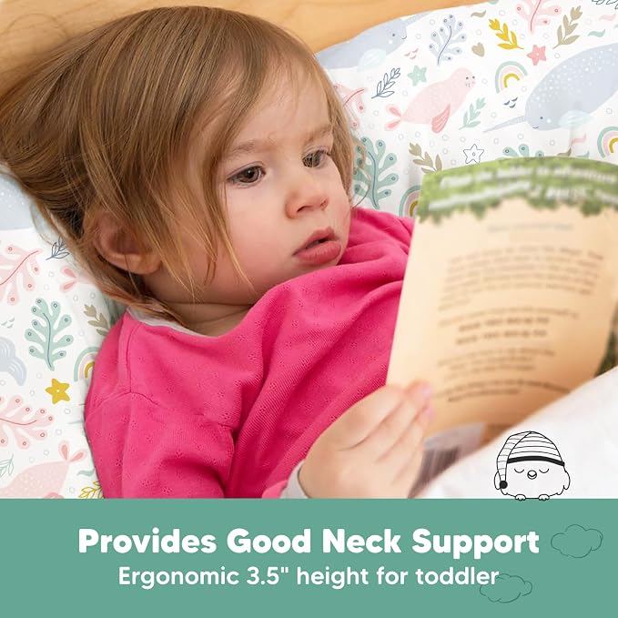 Toddler Pillow with Pillowcase - Image 5