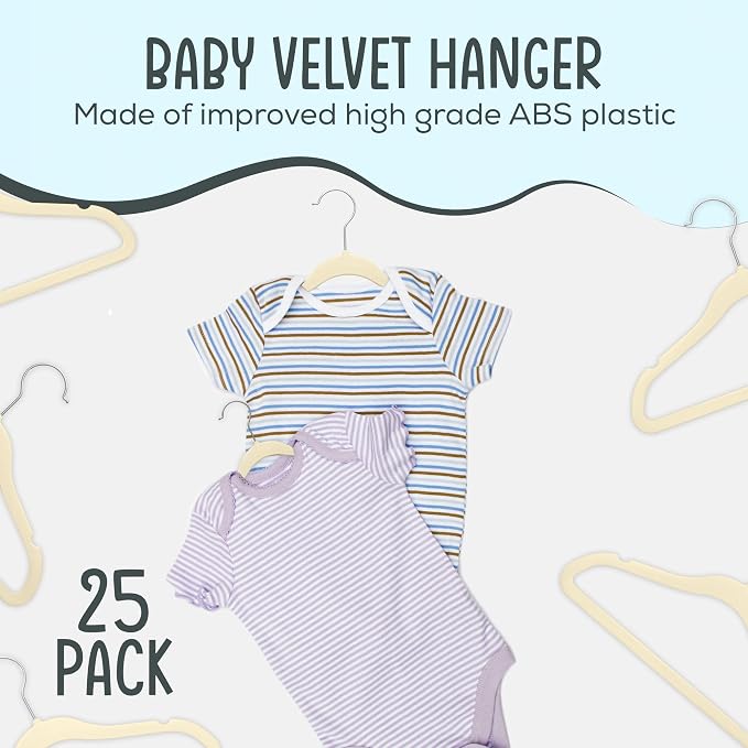 25 Premium Baby Velvet Hangers - Image 3