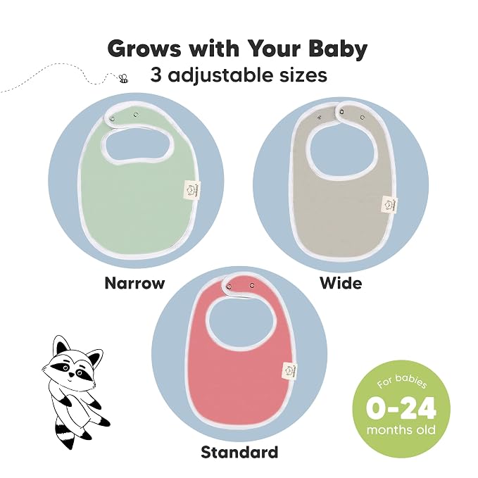 8-Pack Organic Baby Bibs for Boys, Girls - Image 4
