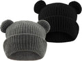 Toddler Boy Winter Hat Baby Knit Beanie Girl Warm Hats Kid Bear Ear Beanies by YATANAM
