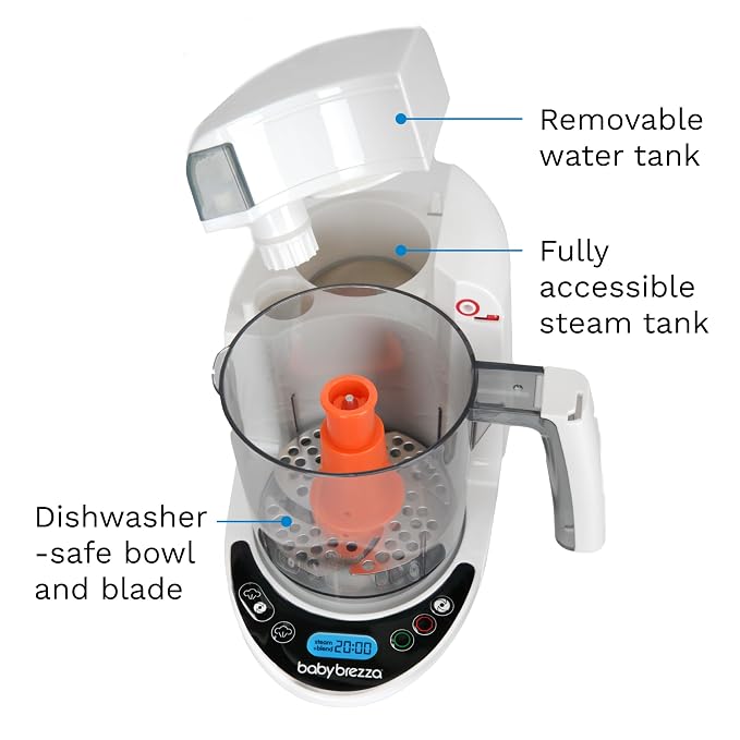 Baby Brezza One Step Baby Food Maker Deluxe – Auto shut Off, Dishwasher Safe - Image 6