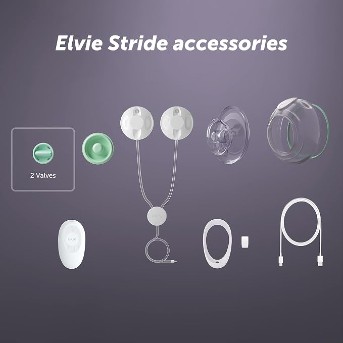 Elvie Stride Breast Pump Valves | 3 Pack | Leak Proof, Dishwasher Safe - Image 3