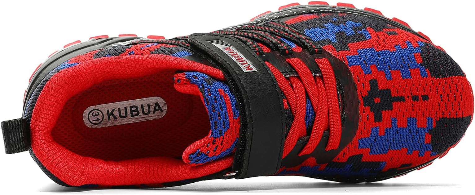KUBUA Kids Sneakers for Boys Girls Running Tennis Shoes Lightweight Breathable - Image 3