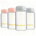 Breast Milk Storage Bottles 240ml 8oz BPA-Free Leak-Proof Natural Baby Bottle by Qmibaby