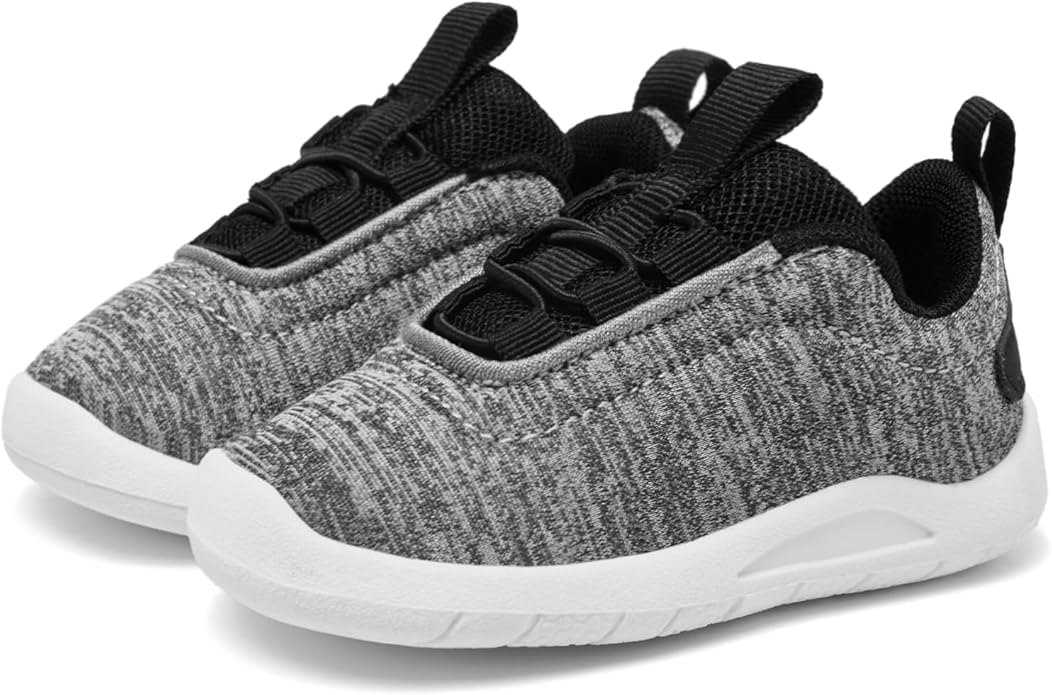 MORENDL Toddler Slip On Sneakers Baby Walking Shoes Non-Slip Breathable Unisex by MORENDL
