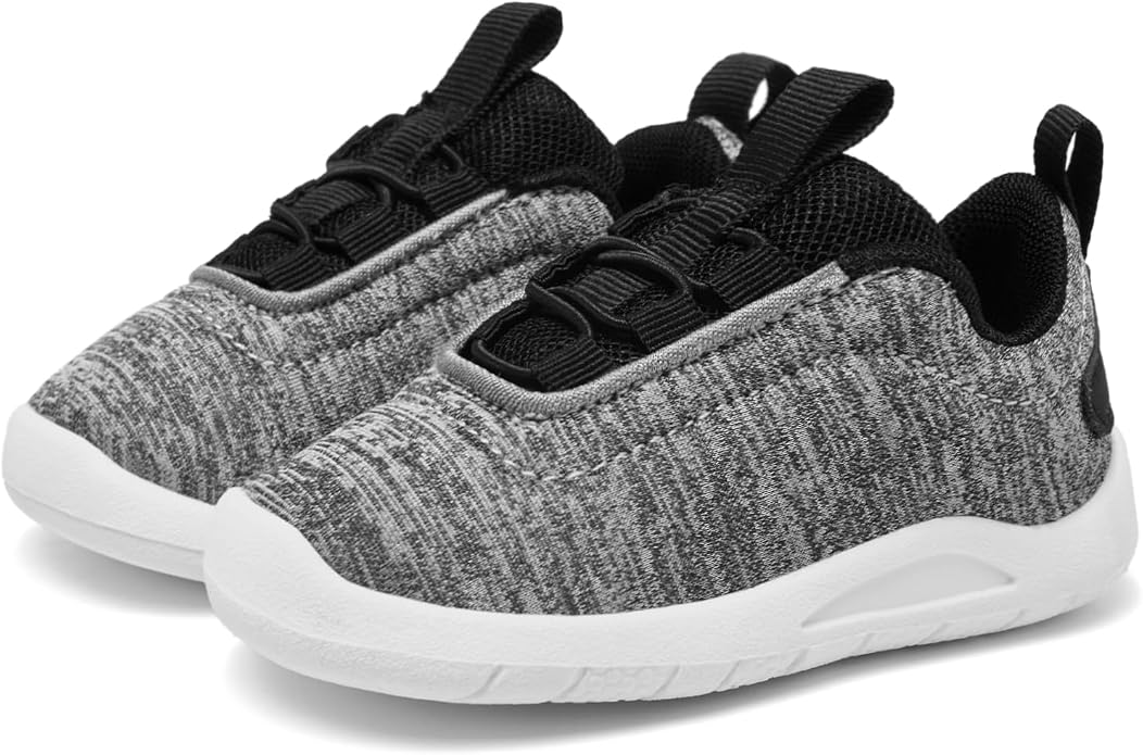 MORENDL Toddler Slip On Sneakers Baby Walking Shoes Non-Slip Breathable Unisex by MORENDL