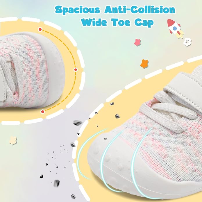 LeIsfIt Baby Shoes Girls Boys First Walking Shoes Infant Sneakers Crib Shoes - Image 2