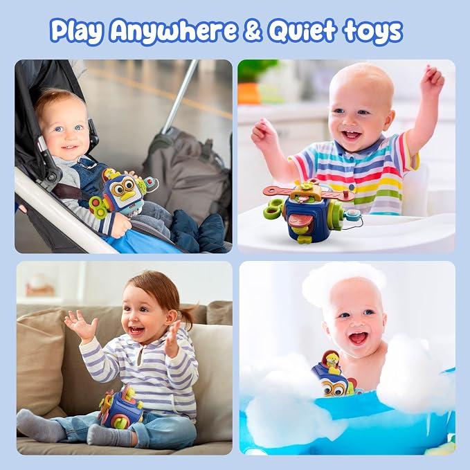 Montessori Toys for 1 Year Old, Sensory Toys for Toddlers 1-3, Baby Travel - Image 4