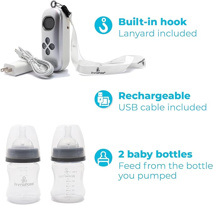 Primo Passi - Double Electric Breast Pump Portable | Small Easy to Carry | - Image 4