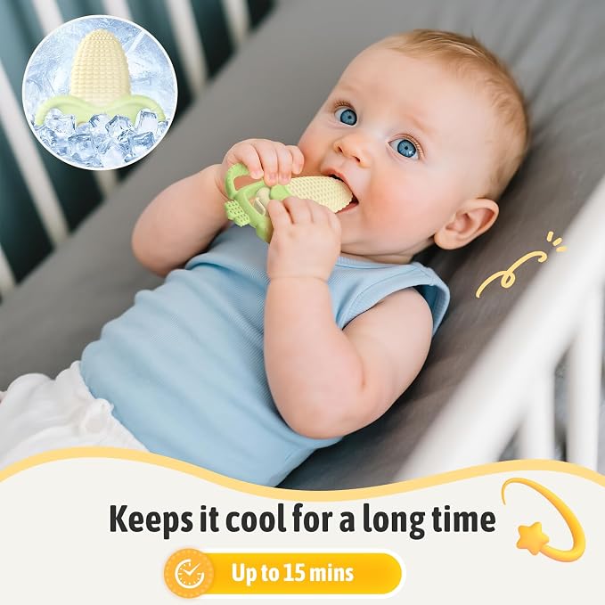 akolik Baby Teething Toys, Baby Frozen Teething Relief, BPA Free Infant Chew - Image 6