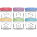 KeaBabies 6pk 4oz Glass Baby Food Containers by KeaBabies