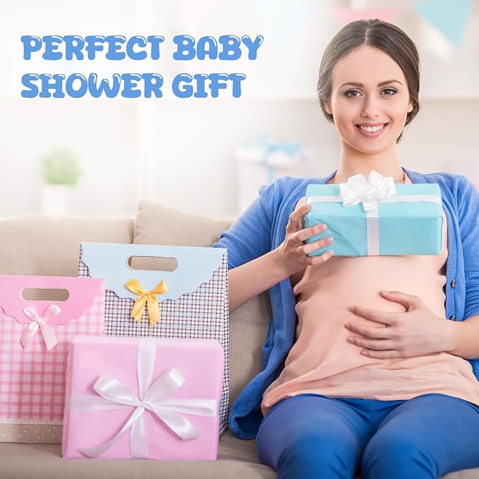 Breling 20 Pcs Baby Muslin Washcloth 12 x 12 Inch 100% Cotton Soft and - Image 6