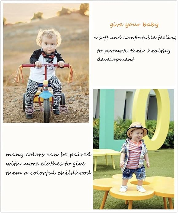 OWLOWLA Baby Moccasins Soft Sole Leather Baby Shoes Infant Toddler Pre-Walker - Image 6