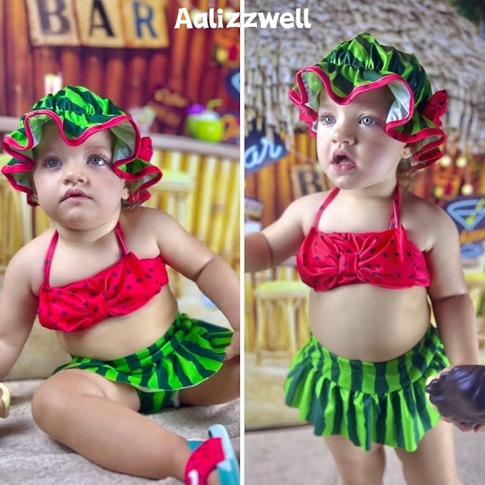 Aalizzwell Baby Girl 2-Piece Bikini Swimsuit - Image 3