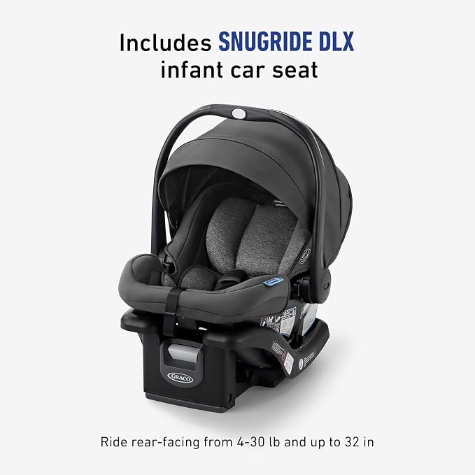 Graco Modes Nest Travel System, 3-in1 Modular Carseat Stroller Combo, - Image 5