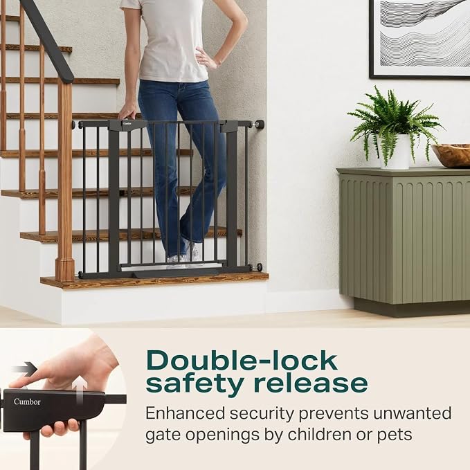 Cumbor 2 Pack 29.7-40.6" Baby Gate - Image 5