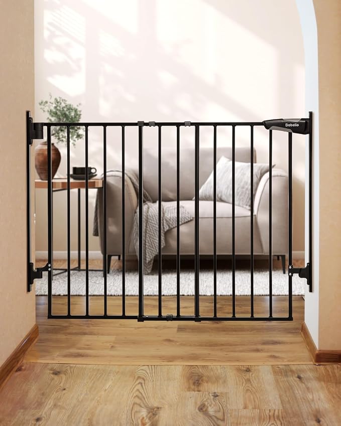 Babelio 27-45" No Bottom Bar Baby/Dog Gate by BABELIO