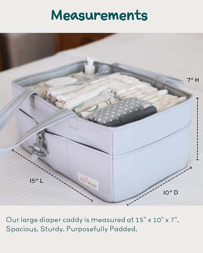 Lily Miles Diaper Caddy Organizer - Image 5