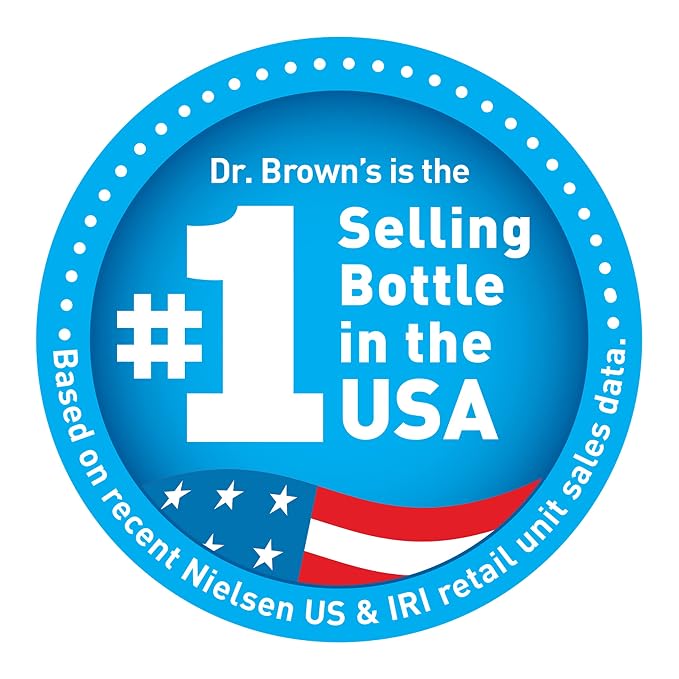 Dr. Brown's Anti-Colic Options+ Wide-Neck Sippy Bottle Starter Kit, - Image 7