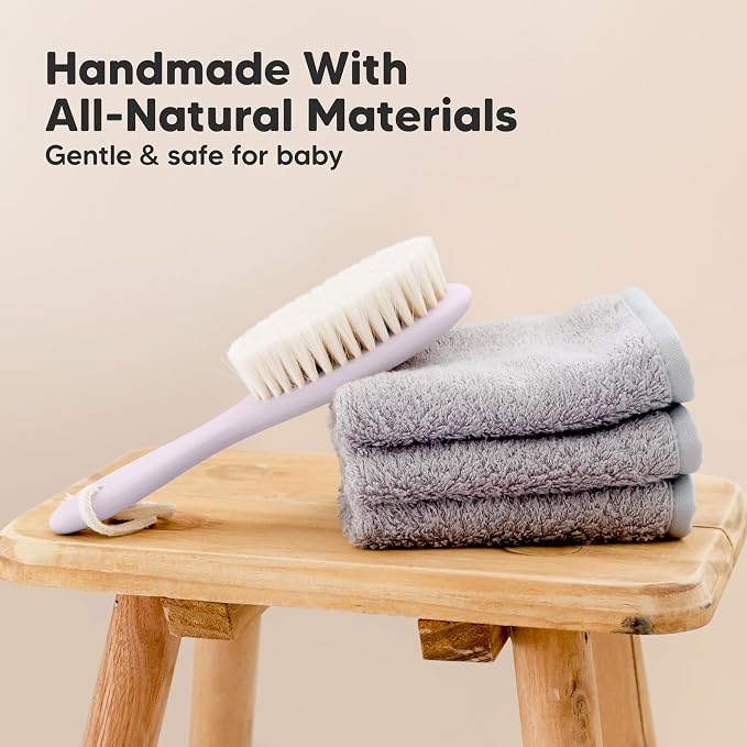 Wooden Baby Hair Brush - Image 4