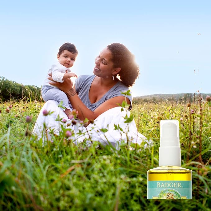 Badger Baby Oil, 100% Organic Ingredients to Soften & Moisturize Dry Skin or - Image 7