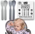 THEO'S 20 Pack Eco-Friendly Utensils by THEOS