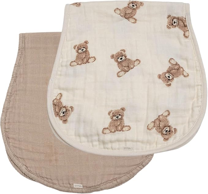 Ali+Oli 2-pk Muslin Burp Cloths - Image 6