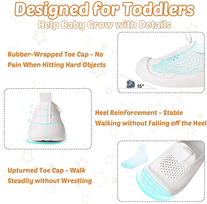 Baby Walking Shoes Toddler Girl Boy Soft Sole Breathable Cotton Canvas Shoes - Image 6