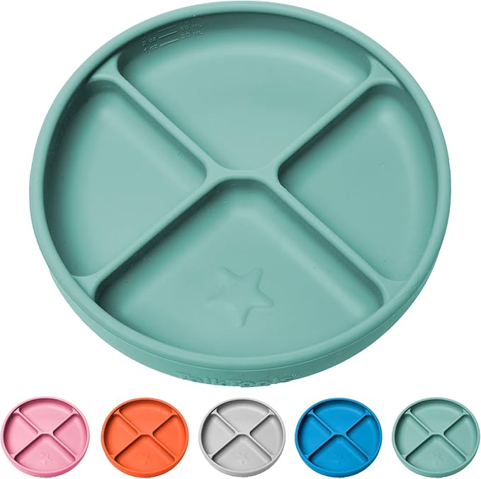 TalkTools Itsy Plate Must-Have Silicone Baby Plates by TalkTools