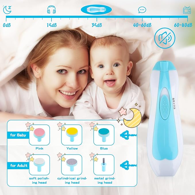 Baby Grooming Kit，Electric Safety Nail Trimmer Baby Nursery Kit，Infant Safety - Image 3
