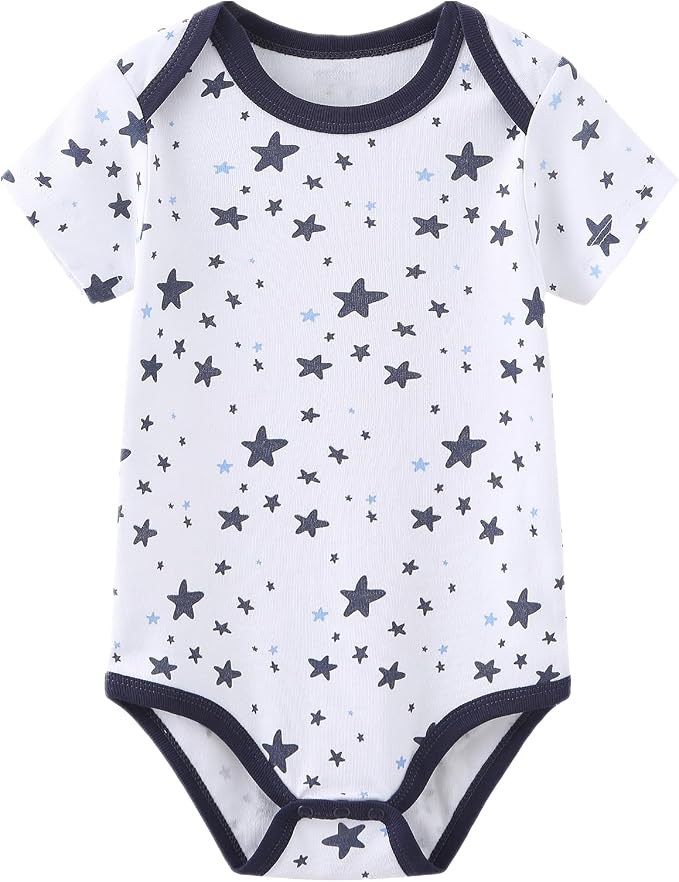 Baby Bodysuit and Pant Set 10-pcs Cotton Soft Newborn Boy Girl Clothes Outfits - Image 3
