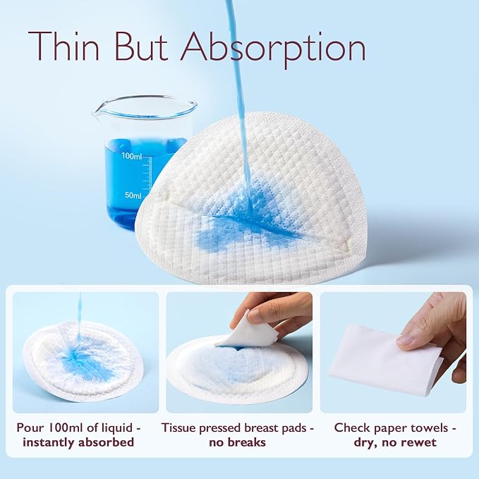 Momcozy Ultra-Thin Disposable Nursing Pads, Ultra-Absorbent and Breathable - Image 5