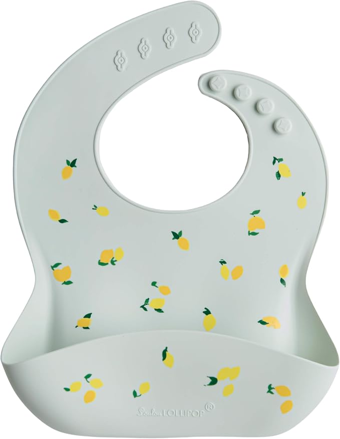 Loulou Lollipop Soft, Waterproof Silicone Feeding Bib by LoulouLollipop