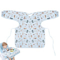 Vicloon Coverall Baby Feeding Bib, Weaning Bib Attaches to Highchair and Table by Vicloon