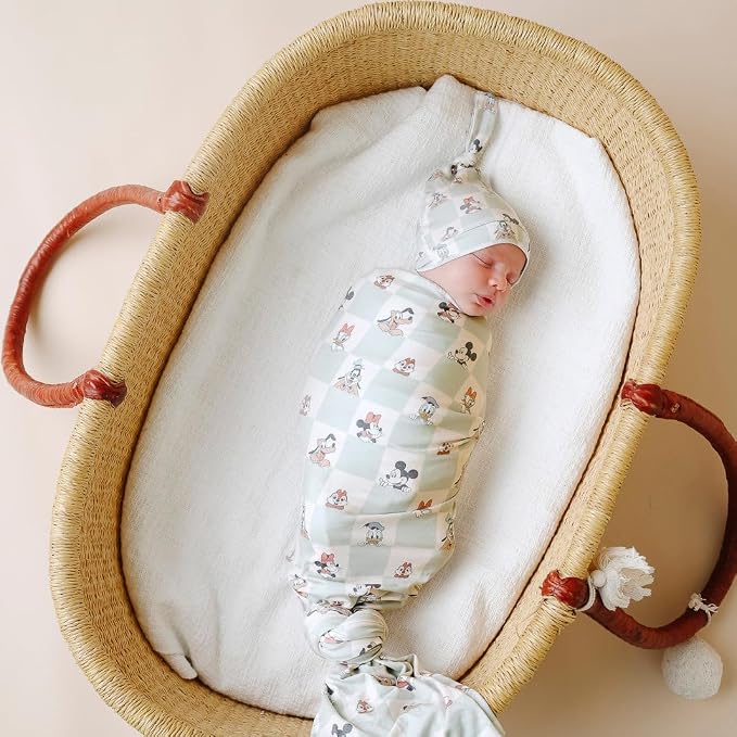 Copper Pearl Large Premium Knit Baby Swaddle Receiving Blanket Mickey Mouse & - Image 8