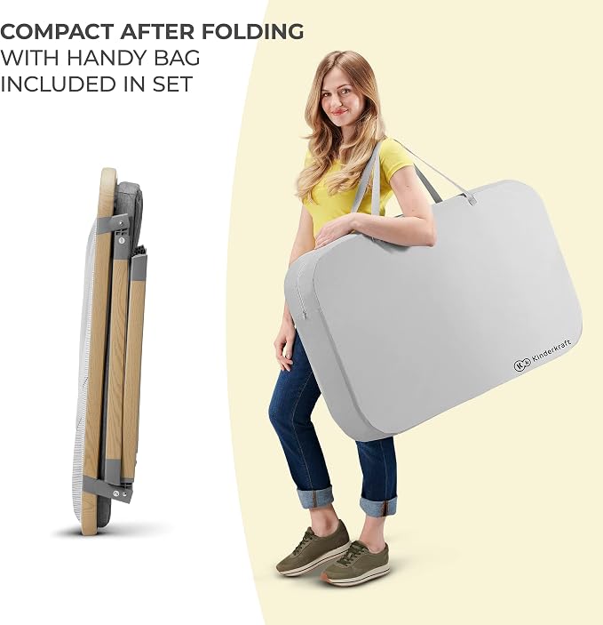 Kinderkraft Sofi Portable Travel Crib - Image 5
